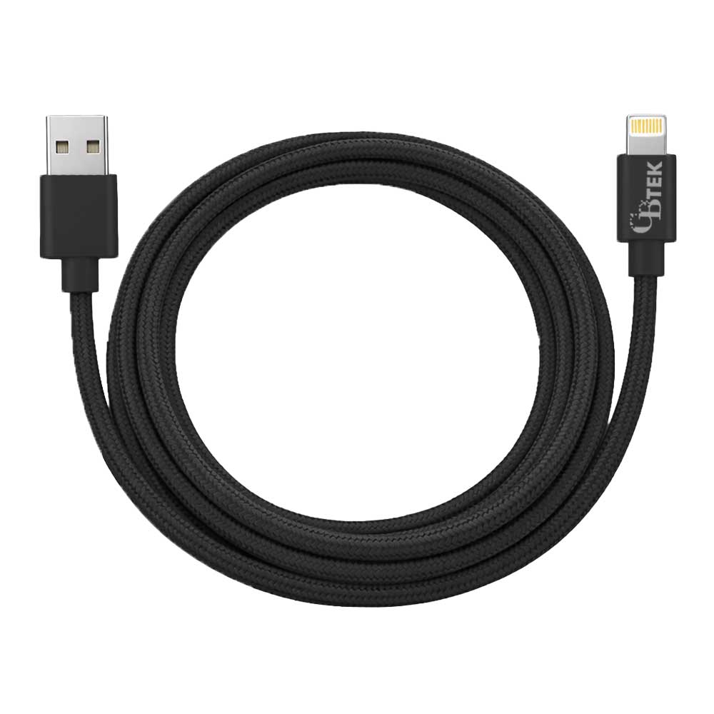 CBTEK MFi Lightning to USB-A 6 ft Cable-Black