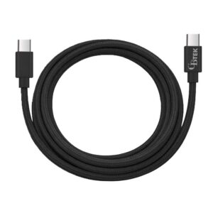 CBTEK Type-C to Type-C 6 ft Cable-Black
