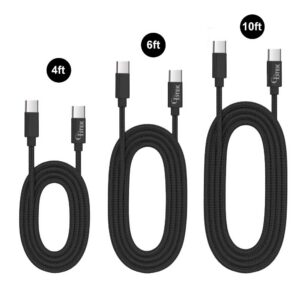 CBTEK Type-C to Type-C Combo Pack-Black
